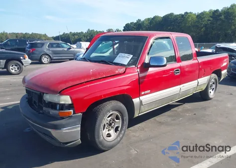2000 Chevrolet Silverado Ls from USA, damaged, VIN 2GCEC19T4Y1169227